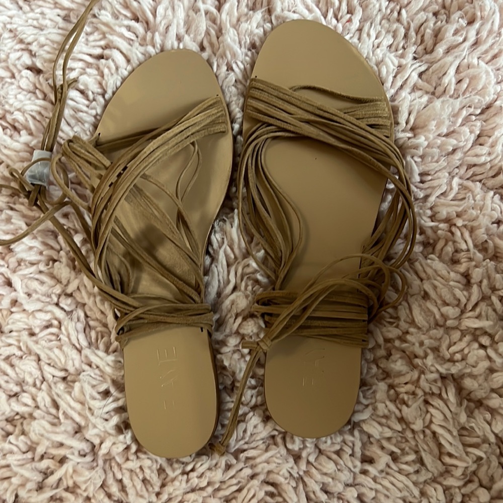 RAYE Croix Sandal in Tan size 8